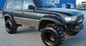 Фендера - расширители колесных арок Toyota Land Cruiser 80 (бушвакер style) LLDPE 13см
