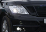 Реснички - накладки на фары Nissan Patrol Y62