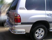 Задняя защита бампера (уголки) Toyota Land Cruiser 100