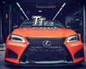 Бампер передний + решетка рестайлинг GSF Design Lexus GS (L10) 2012-2015