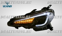 Передние фары «Audi Style» Toyota GT86 / Subaru BRZ (2012-2016)