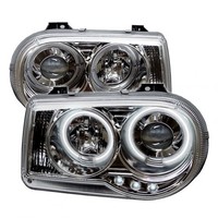 Фары (оптика) Chrysler 300C 2004-2011 (хром)