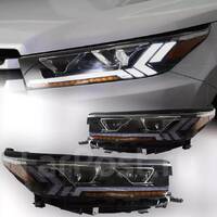 Фары тюнинг LED - Toyota Highlander 2016-2019