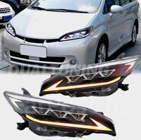 Фары тюнинг оптика Toyota Wish 20 2009-2017 "стиль Lexus"