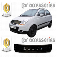 Дефлектор капота - мухобойка Chevrolet Spark 05-09