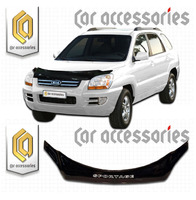 Дефлектор капота - мухобойка Kia Sportage 2006