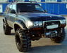 Фендера - расширители колесных арок Toyota Land Cruiser 80 (бушвакер style) LLDPE 13см