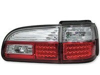 Стопы диодные Mitsubishi Delica / Space Gear 1997-2006 хром+красный