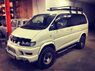 Фендера - расширители колесных арок Mitsubishi Delica p8W 97~ (рестайлинг 4 туманки)