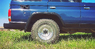 Фендера - расширители колесных арок Toyota Land Cruiser 79 (LLDPE)