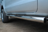 Пороги труба с накладкой Ford Ranger 2012 (d76) #3