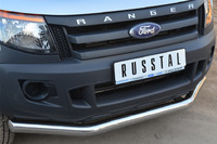 Защита переднего бампера - дуга Ford Ranger 2012 (d76)