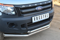 Защита переднего бампера - дуга Ford Ranger 2012 (d76/63) #2