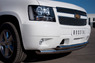 Защита переднего бампера - дуга Chevrolet Tahoe 2012 (d76/63)