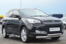 Пороги труба с накладкой Ford Kuga 2013- (d76) #3