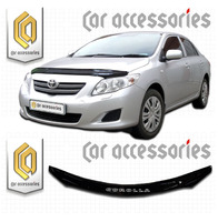 Дефлектор капота - мухобойка Toyota Corolla 07-10