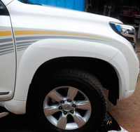 Фендера - расширители колесных арок Toyota Land Cruiser Prado 150 2014 (рестайлинг)