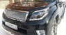Фары (оптика) диодные Toyota Land Cruiser Prado 150 2014 + линза + ангельские глазки (черные) Тайвань