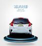 Стопы диодные тюнинг Honda Fit 2013+ красные #2