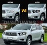 Фары тюнинг Toyota Highlander XU40 2007-2010 стиль Range Rover