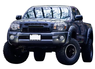 Решетка радиатора тюнинг LED с огнями Toyota Tacoma 2005-2011 #3