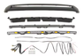 Решетка радиатора тюнинг LED с огнями Toyota Tundra 2014-2019