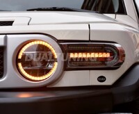 Фары тюнинг Toyota FJ Cruiser стиль Mercedes