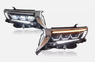 Фары LED тюнинг Toyota Land Cruiser Prado 150 2018 стиль Lexus