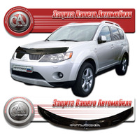 Дефлектор капота - мухобойка Mitsubishi Outlander 2007