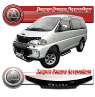 Дефлектор капота - мухобойка Mitsubishi Delica 1994