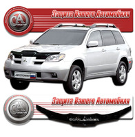 Дефлектор капота - мухобойка Mitsubishi Outlander 2003