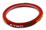 Оплетка для руля PVC TRD красная