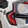 Стопы диодные + динамический поворотник Honda Fit 2013+ дымчатые
