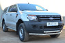 Защита переднего бампера - дуга Ford Ranger 2012 (d76/63) #2