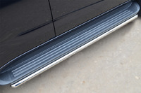 Защита порогов Chevrolet Trailblazer 2013 (d42)