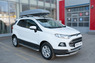 Пороги труба с листом Ford Ecosport 2014- (d42)