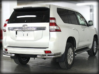 Задняя защита бампера (уголки) Toyota Land Cruiser Prado 150