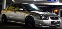 Уголки на передний бампер Subaru STI style Impreza 2003-2005 GDB