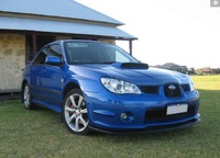 Губа (перед) Subaru STI style Impreza 2006-1007 GDF