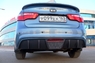Диффузор на задний бампер Kia Rio 3