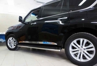 Молдинги дверей хром Nissan Patrol Y62