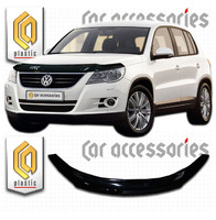 Дефлектор капота - мухобойка Volkswagen Tiguan 2008