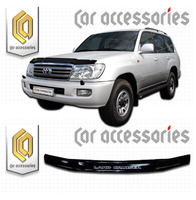 Дефлектор капота - мухобойка Toyota Land Cruiser 100 02-07