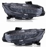 Фары диодные тюнинг Honda Civic 2016-2019 бегающий поворотник