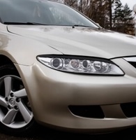 Накладки на фары (реснички) Mazda 6 2002-2007