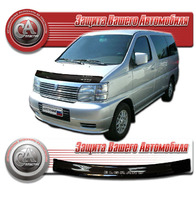 Дефлектор капота - мухобойка Nissan Elgrand 97-02