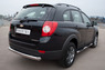 Защита заднего бампера - дуга Chevrolet Captiva 2012 (d76)