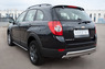 Защита заднего бампера - овал Chevrolet Captiva 2012 (75*42/75*42)