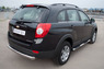 Пороги труба с накладками Chevrolet Captiva 2012 (d76) #2