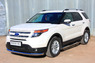 Защита переднего бампера - дуга Ford Explorer 2012 (d76) 